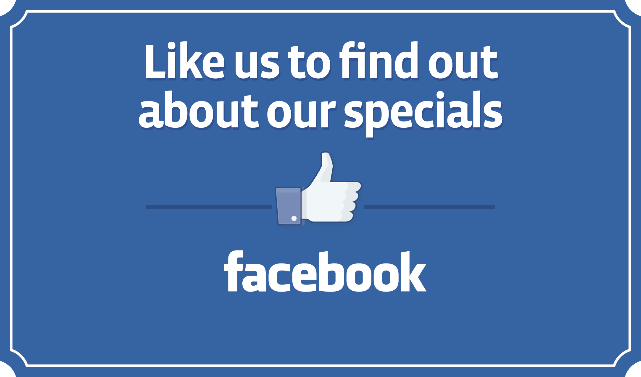 Free Printable Like Us On Facebook Sign Free Printable Like Us On Facebook Sign