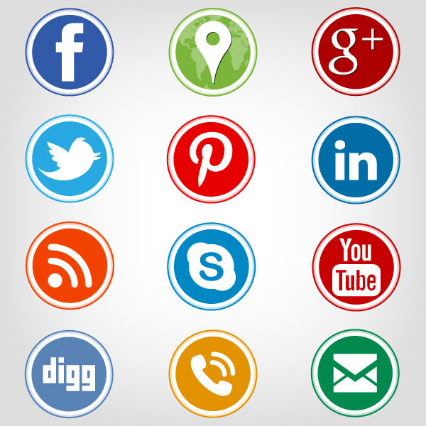Free Social Media Icons Circle