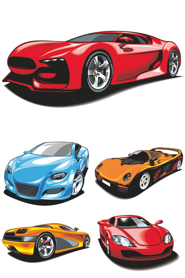 Free Vector Sports Car Clip Art