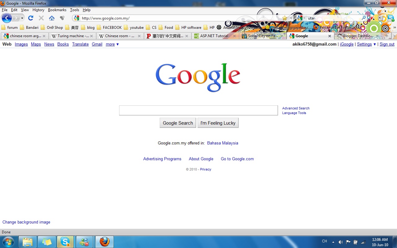 Google as Homepage