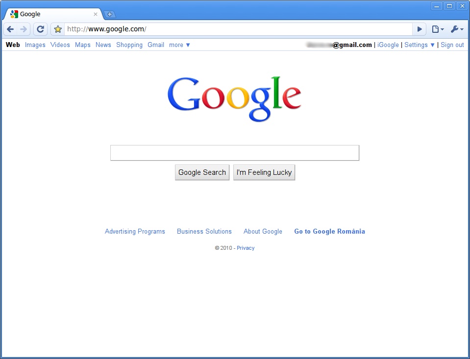 Google.com Homepage