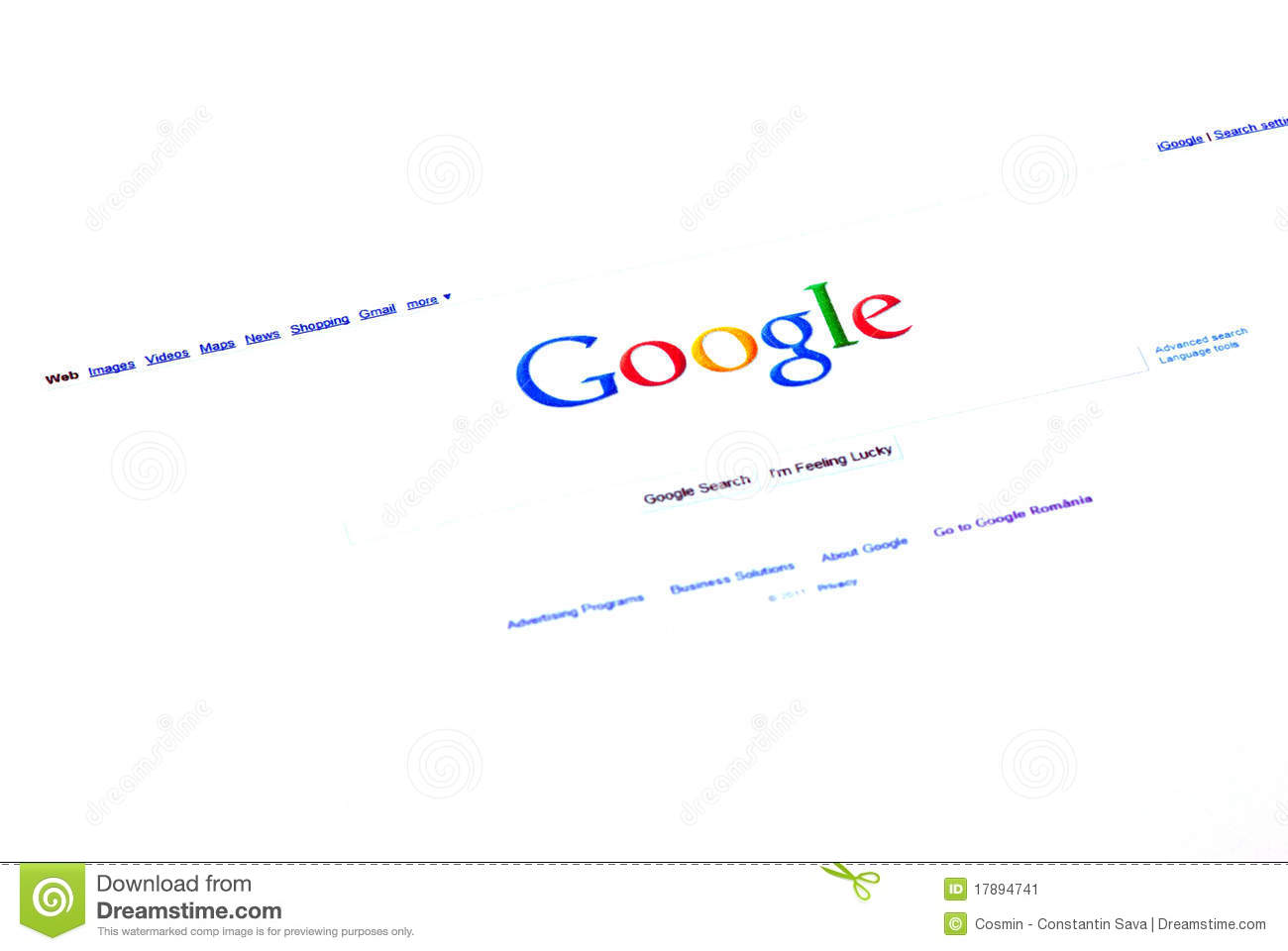 Google Search Homepage