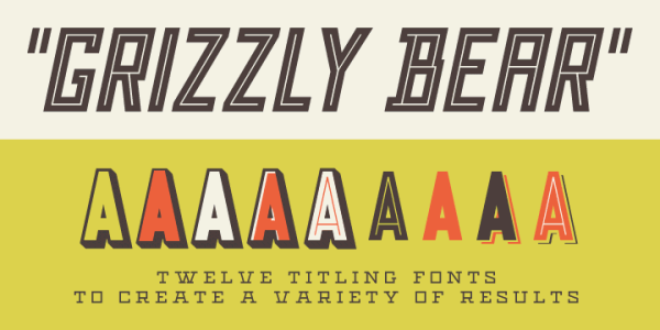 Grizzly Bear Font