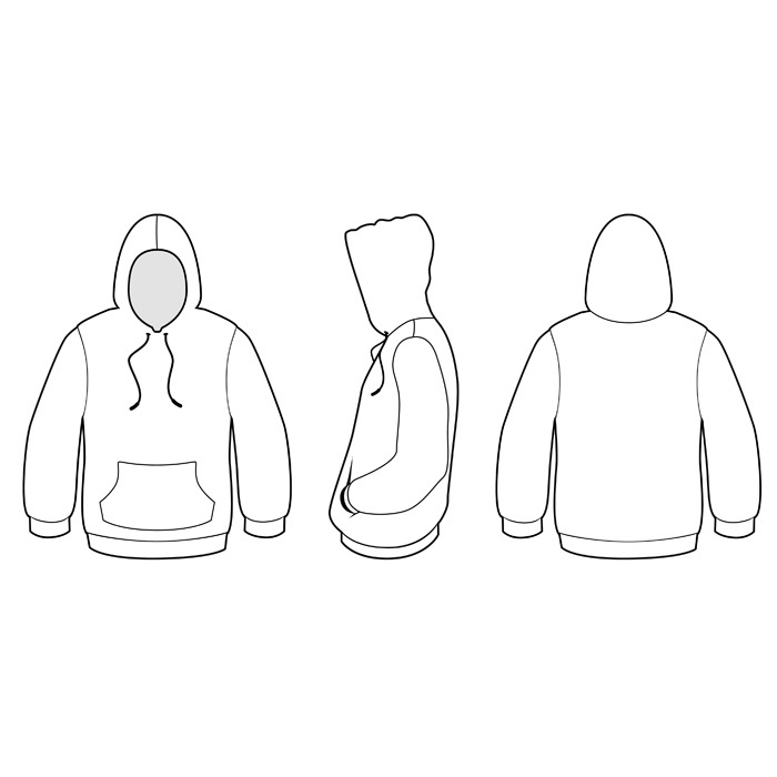 11 Photos of Hoodie Vector Template