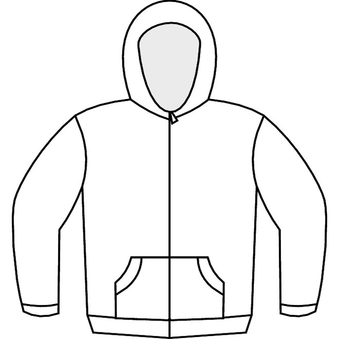 Hoodie Sweatshirt Template