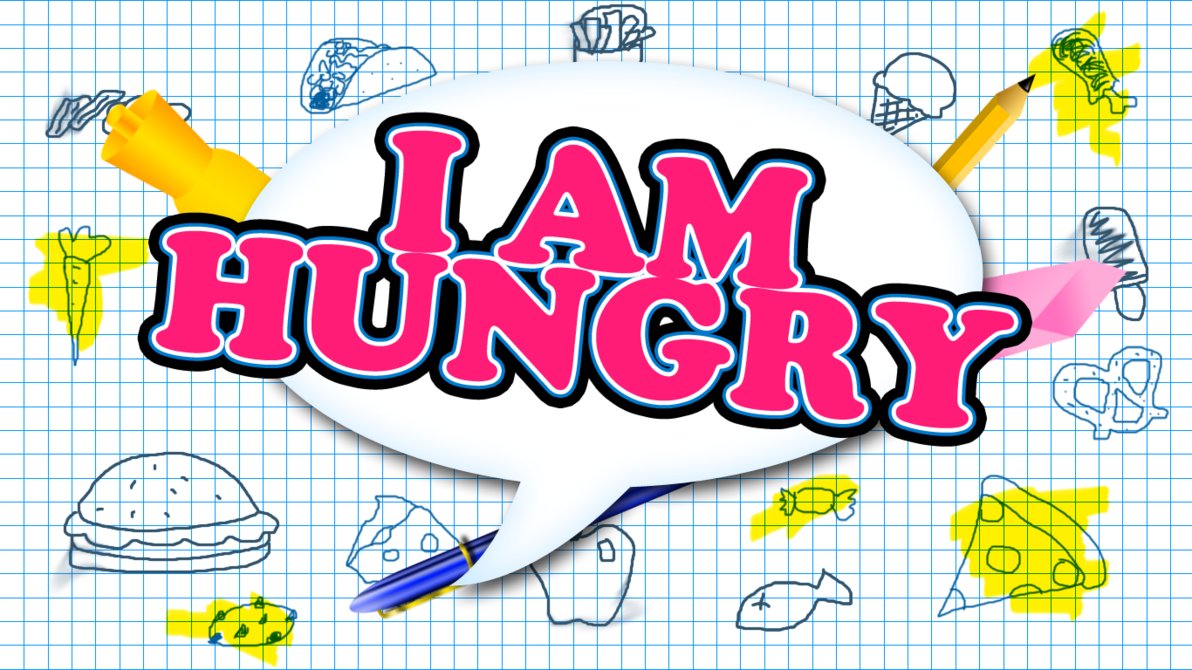 I AM Hungry Clip Art