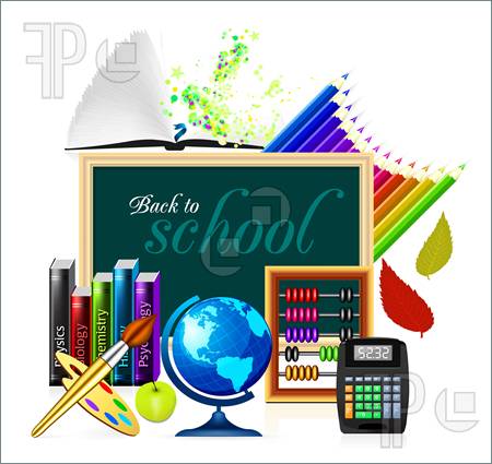 Icon School Clip Art