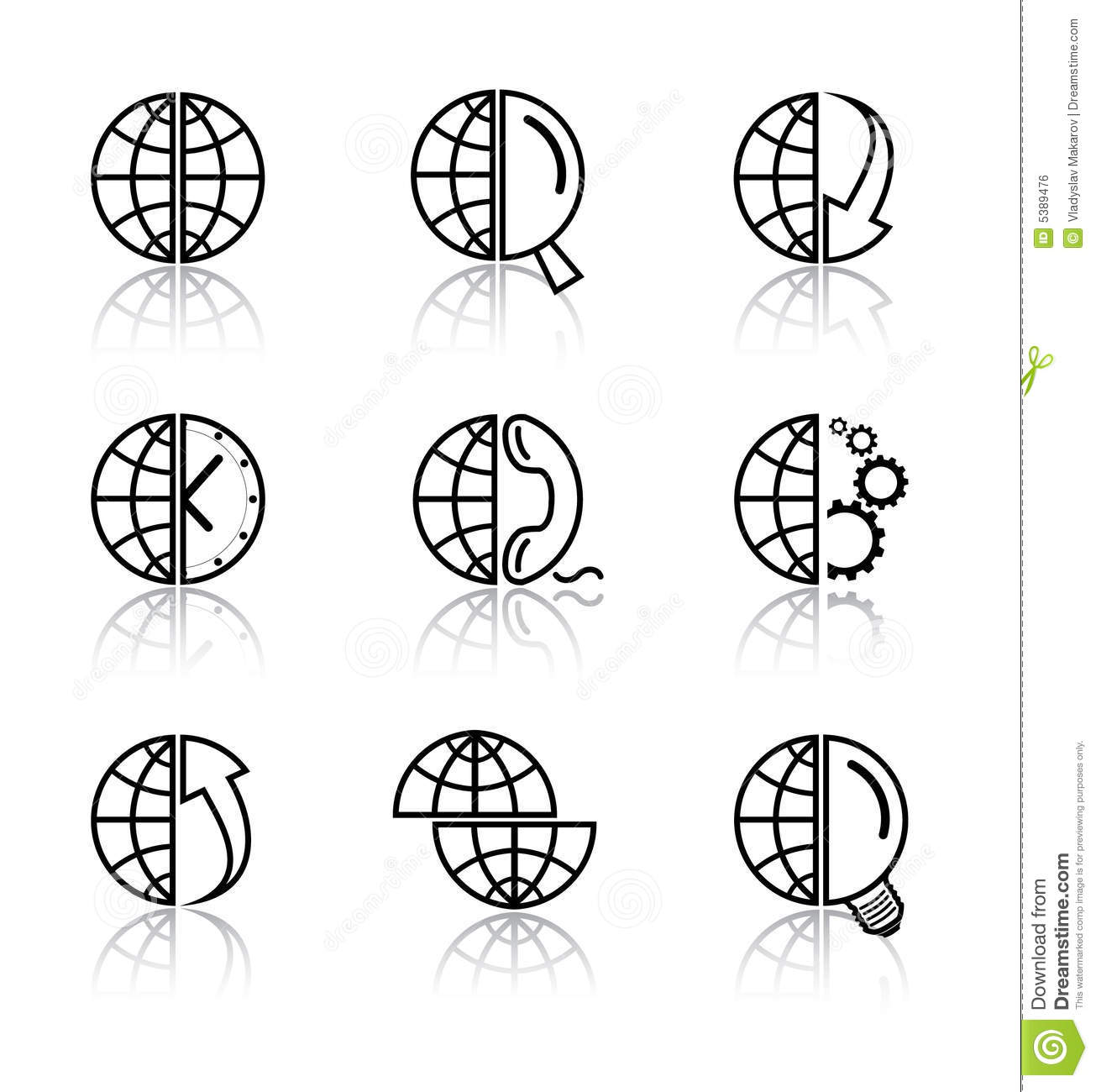 Internet Icons Vector Free