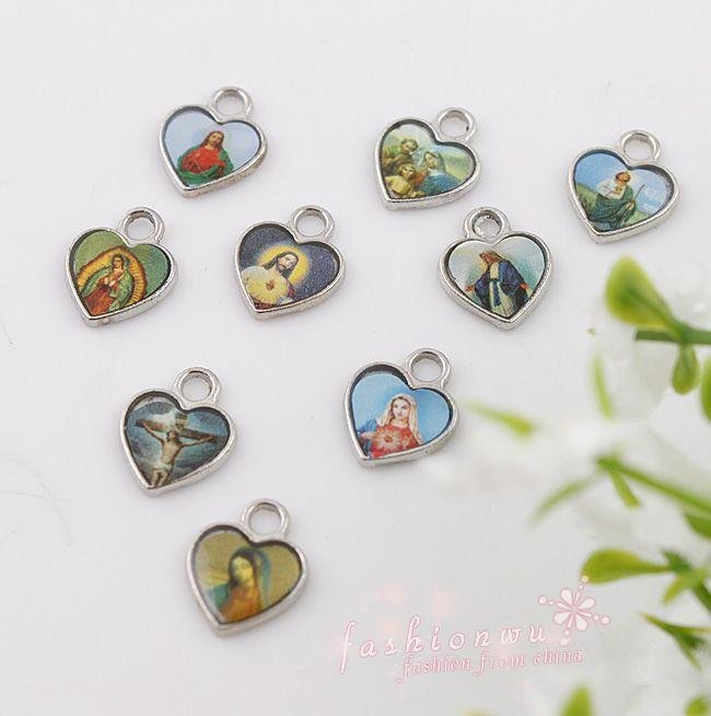 Jesus Heart Charm Bracelet Jesus Heart Charm Bracelet