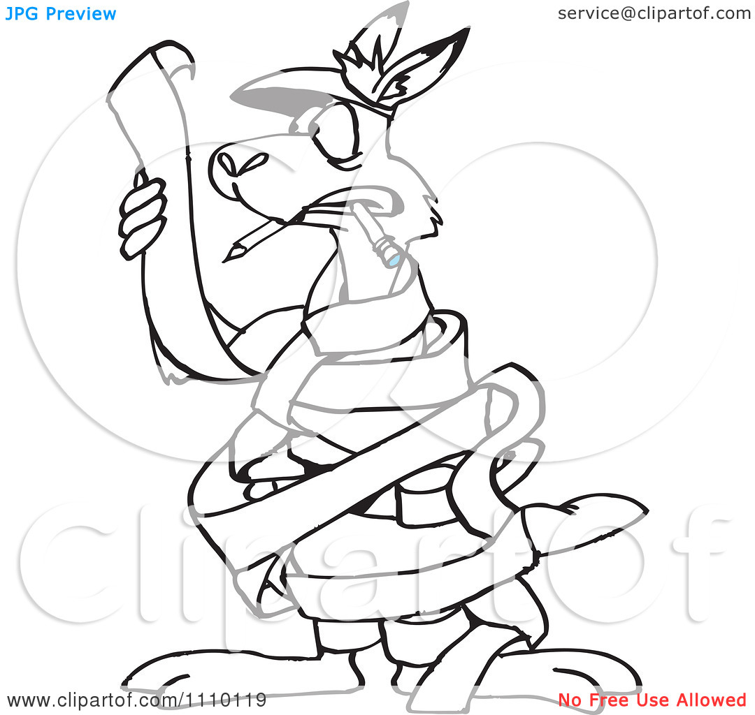 Kangaroo Clip Art Black and White Kangaroo Clip Art Black and White