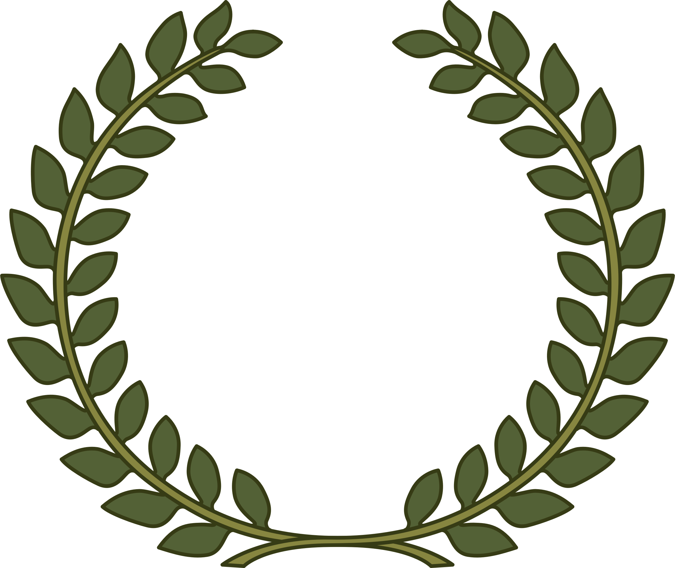 Laurel Leaf Wreath Clip Art