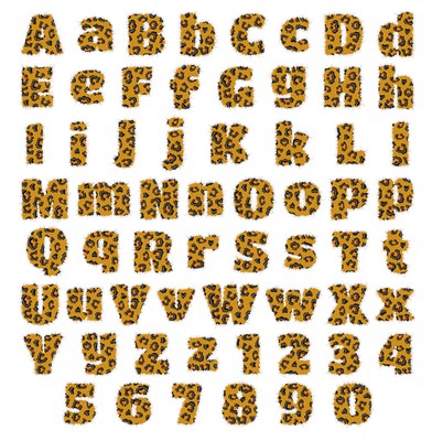 Leopard Print Font Leopard Print Font