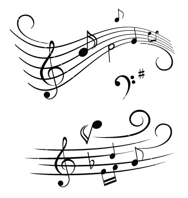 Music Notes Vector Art Free