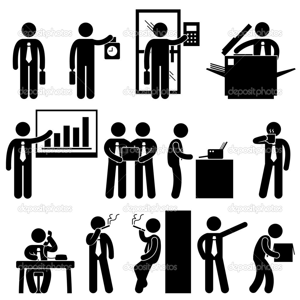 Office Worker Symbol Office Worker Symbol