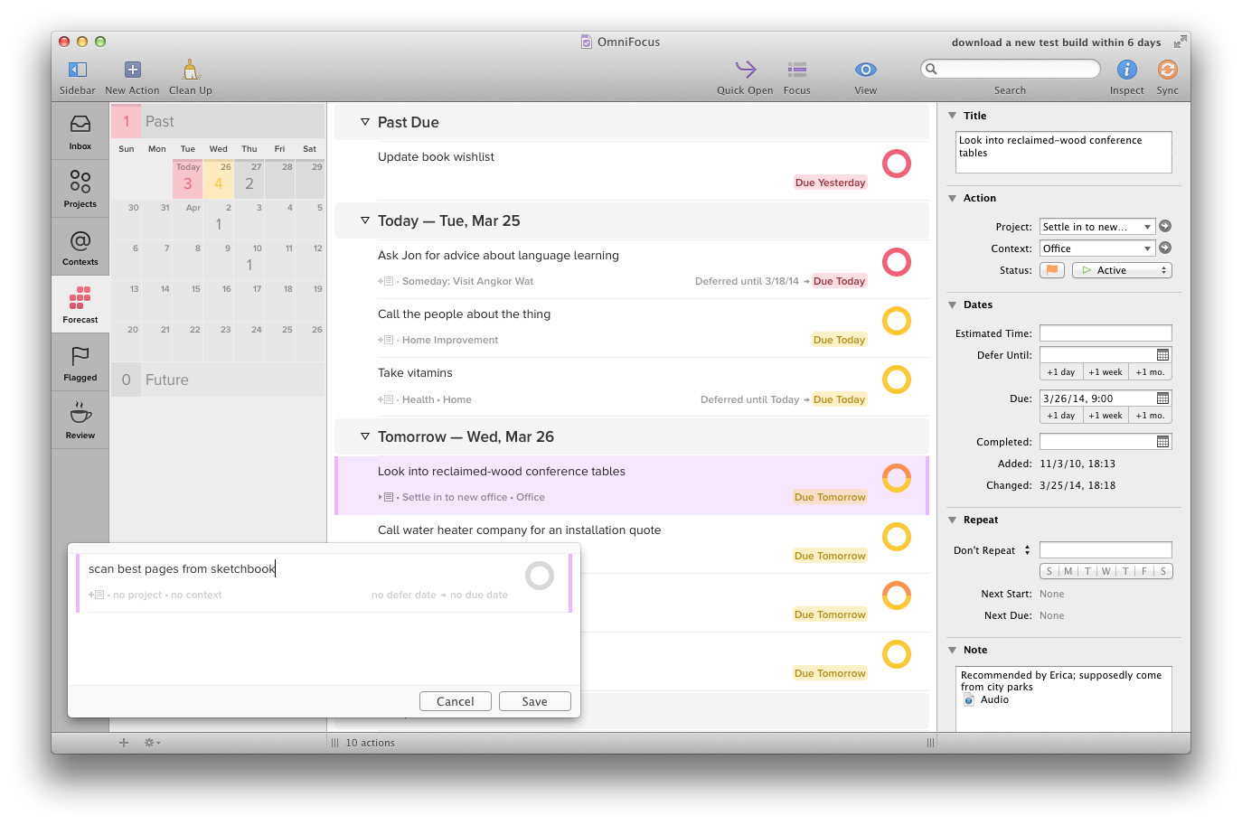 OmniFocus Review Software