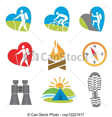 Outdoor Activity Icon Clip Art