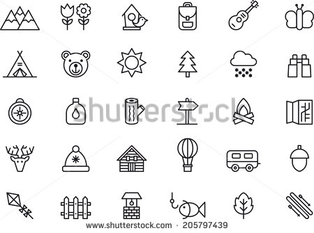 Outdoor Activity Icons