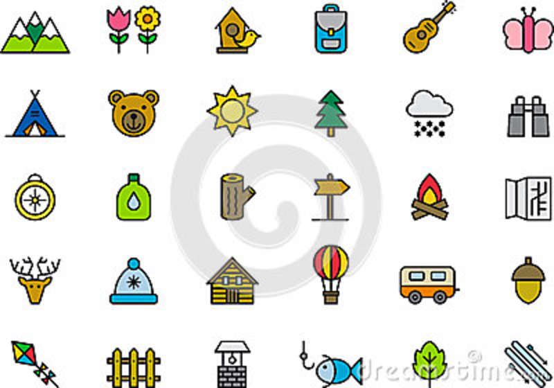 Outdoor Activity Icons