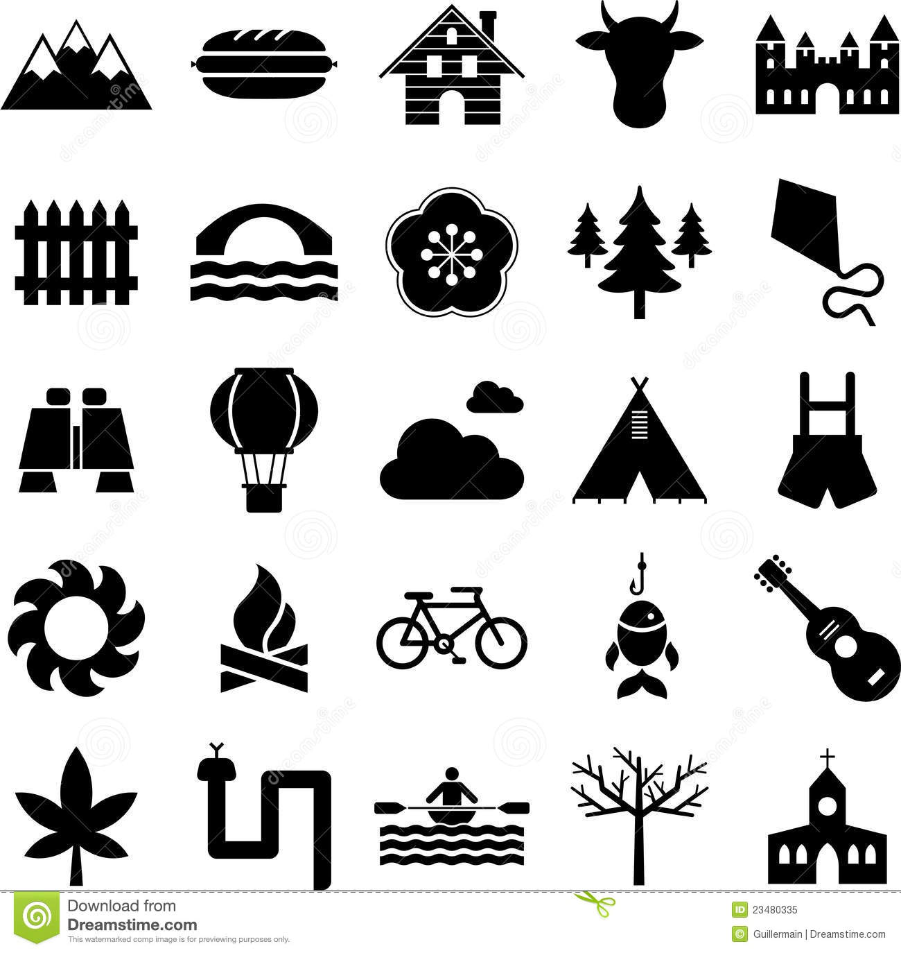 Outdoor Activity Icons