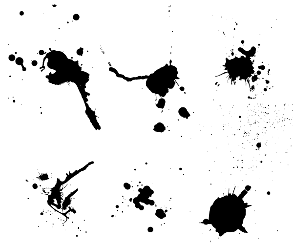 Paint Splatter Vector Free