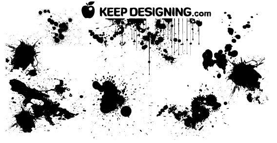 Paint Splatter Vector Free