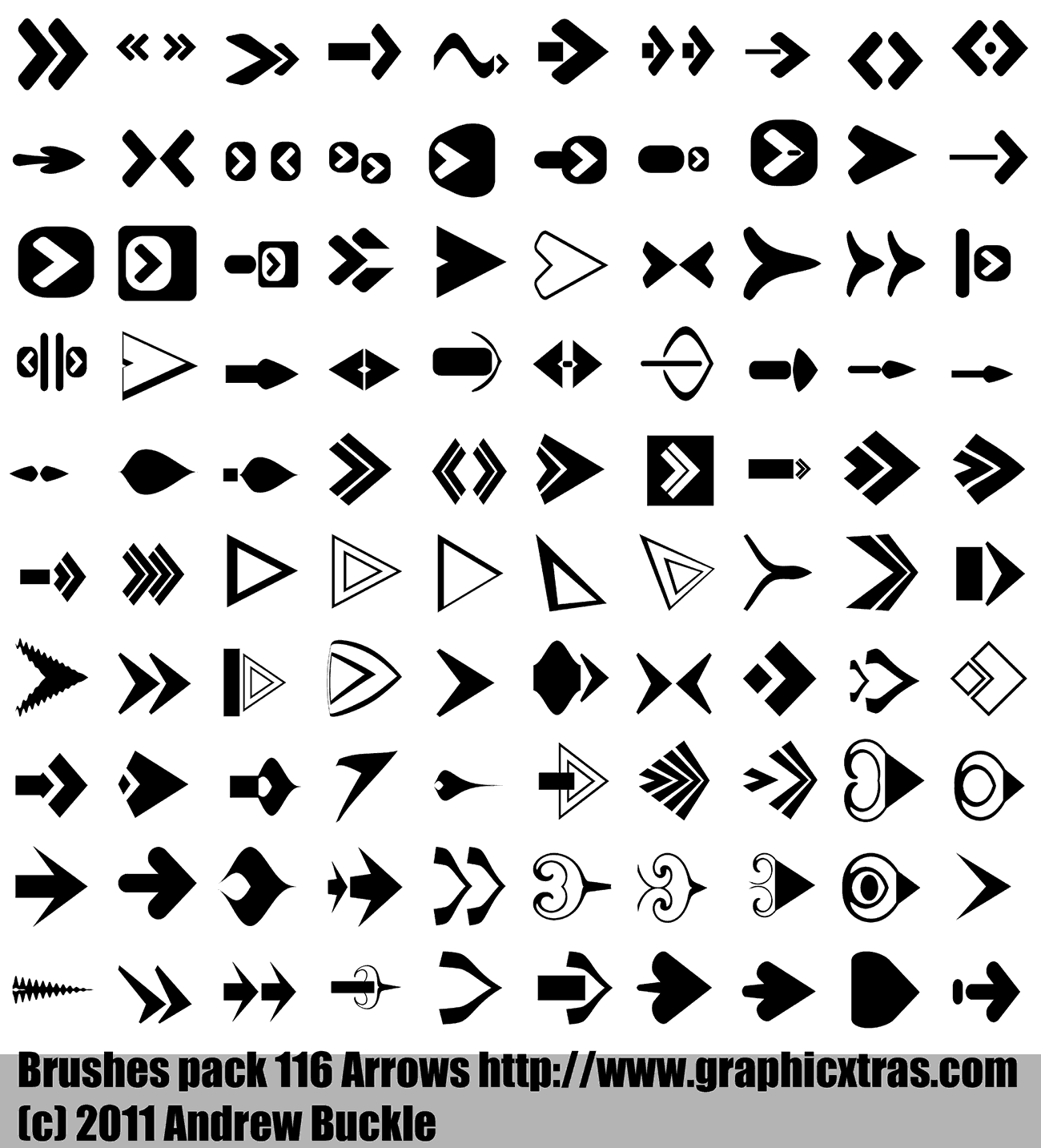 Photoshop Arrow Brushes