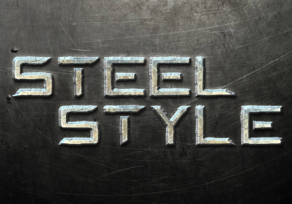 Photoshop Tutorials Metal Text Effect