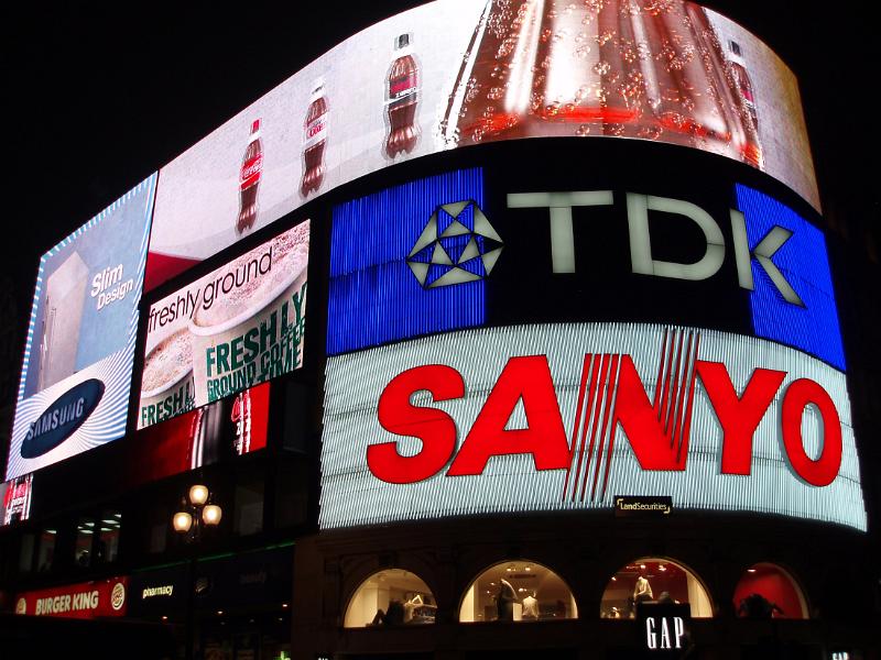 Piccadilly Circus Sign