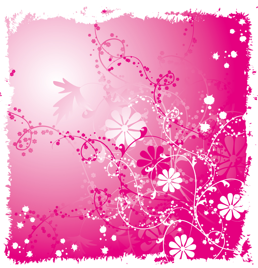 Pink Flower Vector