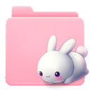 Pink Folder Icon