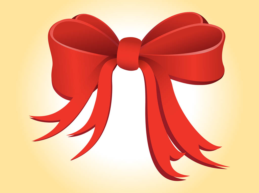 15 Christmas Bows Ribbons Vector Free Images