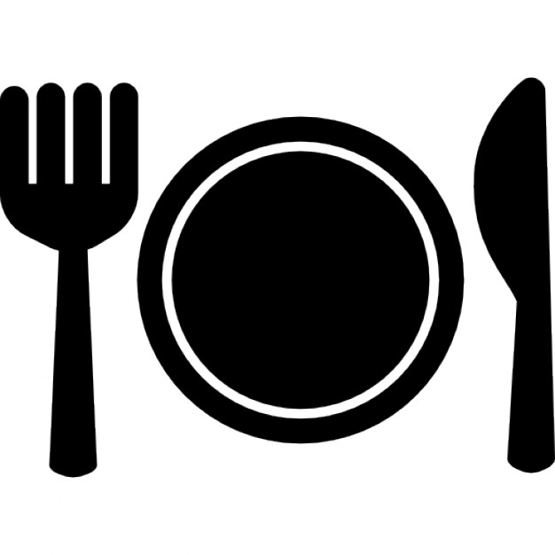 Plate Fork and Knife Icon