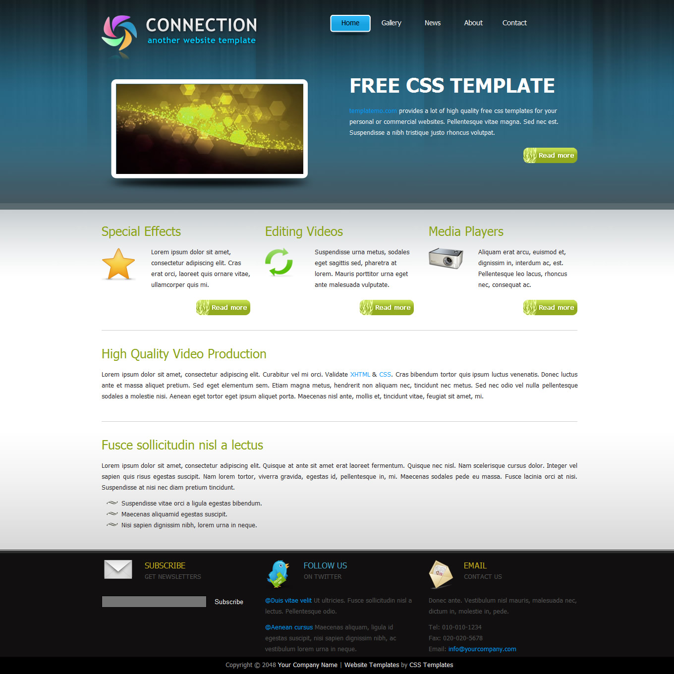 Professional Website Templates Free Download