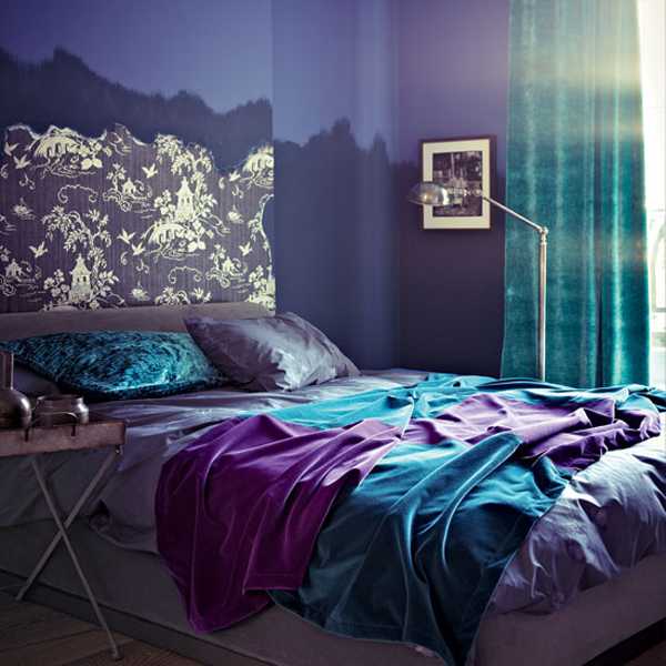 Purple and Teal Bedroom Ideas