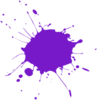 Purple Paint Splatter Clip Art