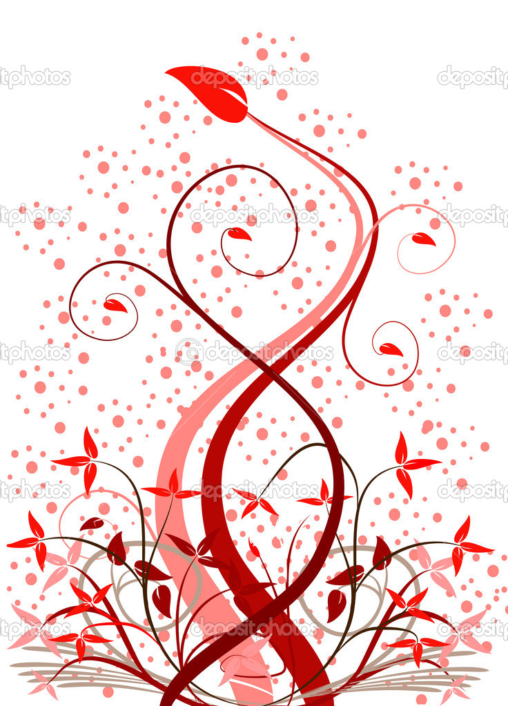 Red Abstract Vector