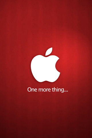 Red and White Apple Logo