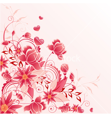 Red Flower Vector