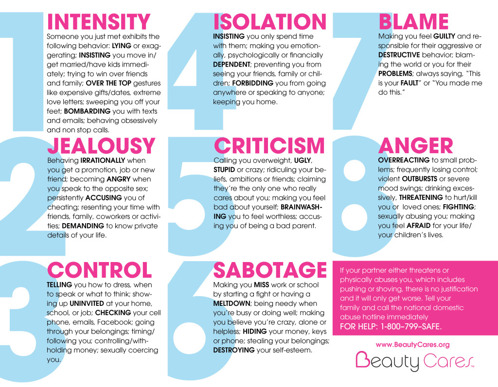 Relationship Warning Signs Domestic Violence Relationship Warning Signs Domestic Violence