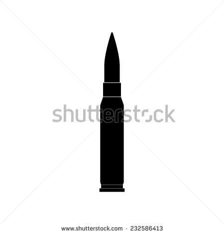 Rifle Bullet Vector