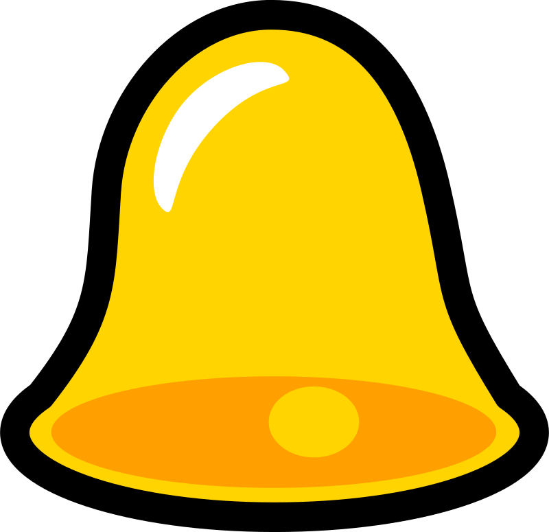 School Bell Clip Art Icon