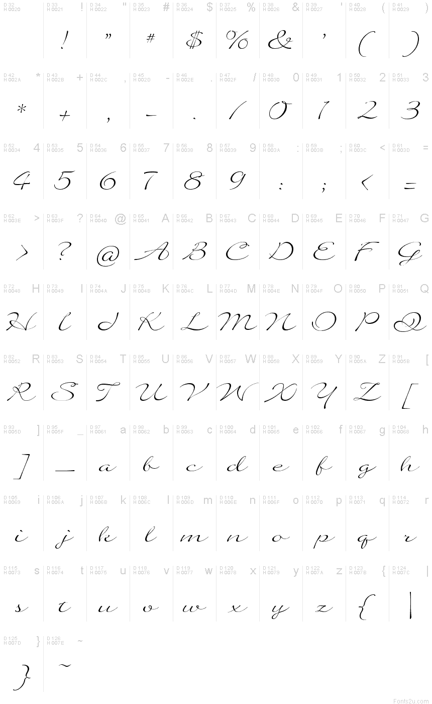 Script Fonts