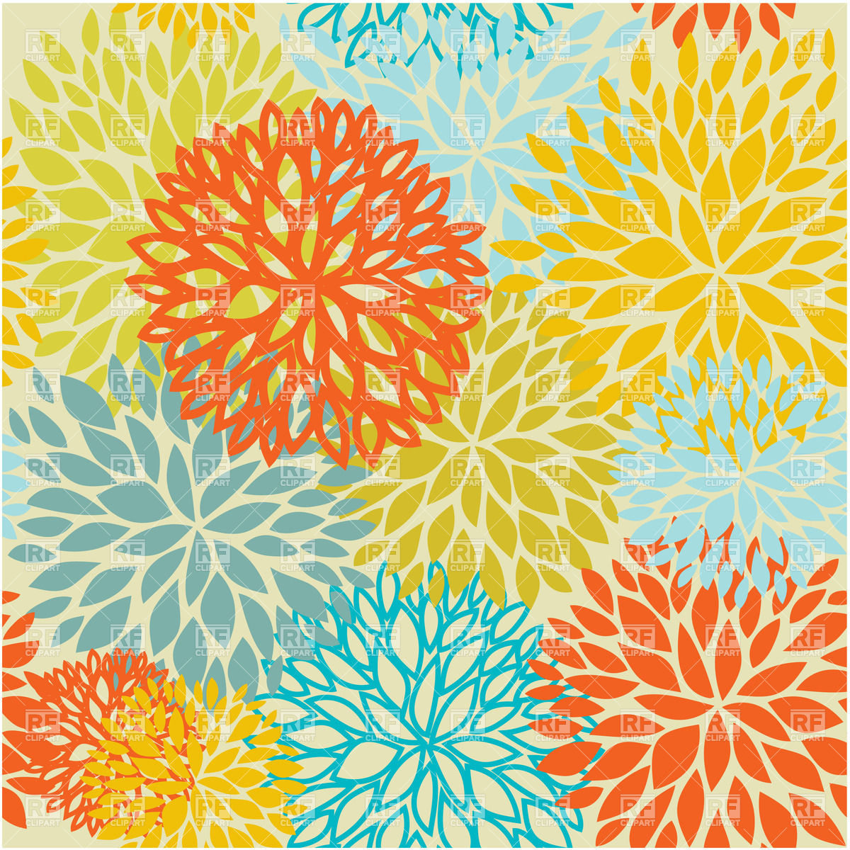 Seamless Floral Pattern Vector