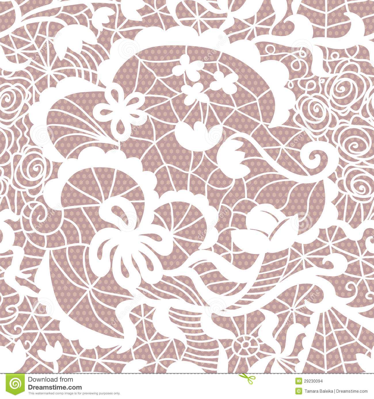 Seamless Vector Lace Patterns