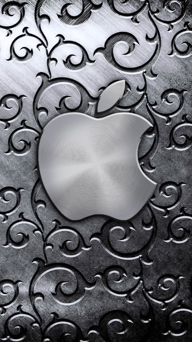 Silver Apple Logo