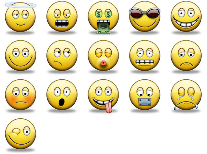 16 Happy Face Icons Images