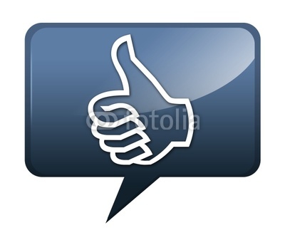 Speech Bubble Thumbs Up