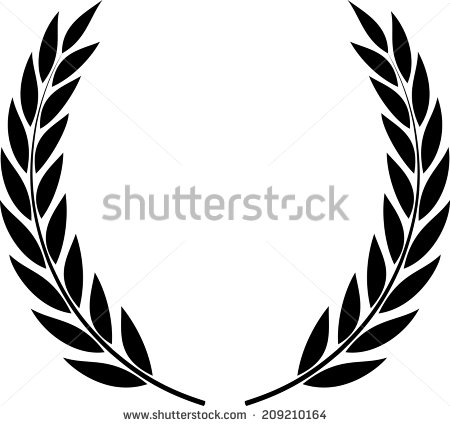 Stock Vector Laurel Wreaths