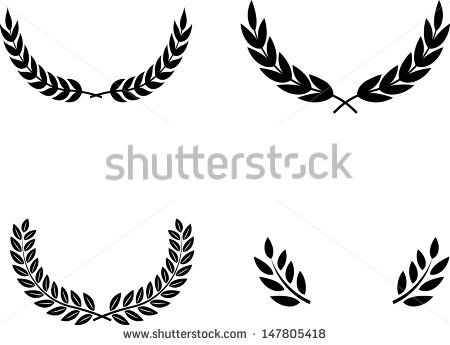 Stock Vector Laurel Wreaths