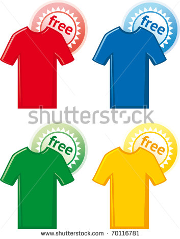 T-Shirt Vector Icon Free